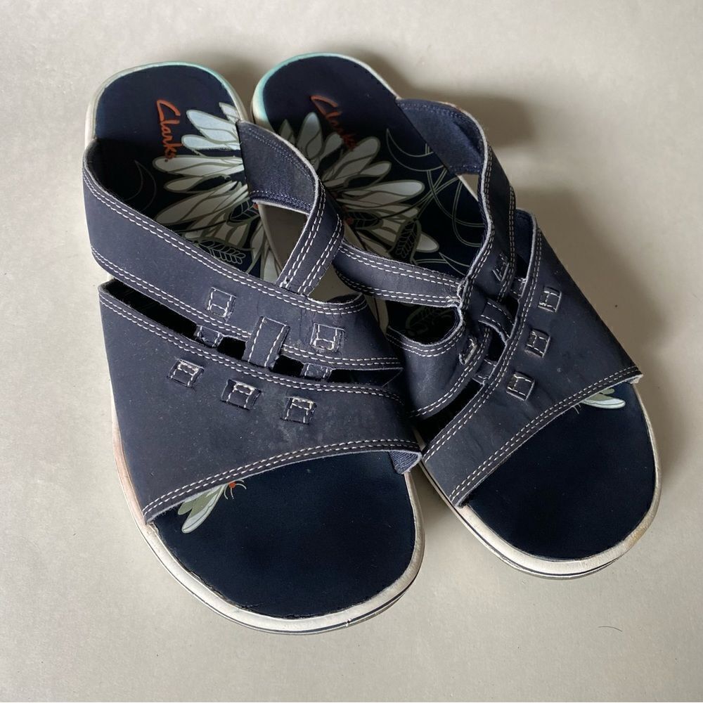 Clarks Collection Sandals Thong Flip flop black 10M